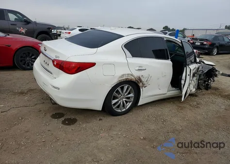 2015 Infiniti Q50 Base from USA, damaged, VIN JN1BV7APXFM351291